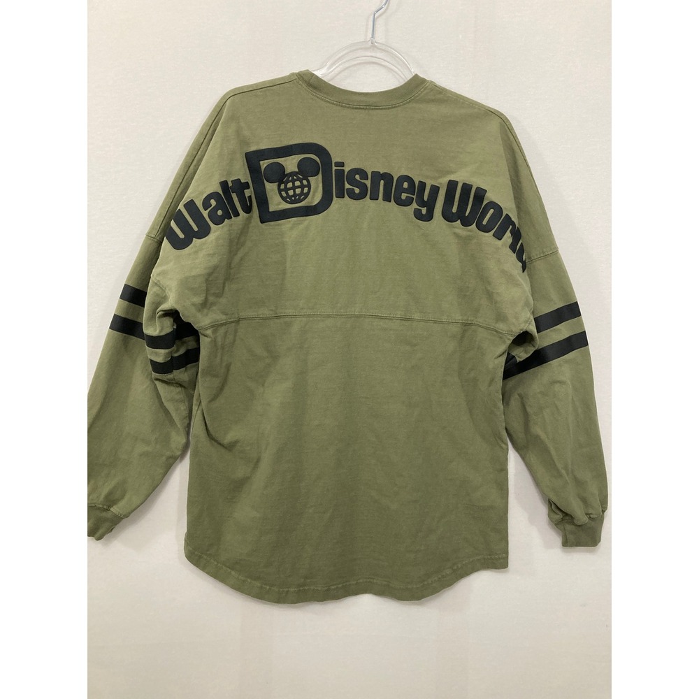 Disney Spirit Jersey Medium Green Walt Disney World WDW Long‎ Sleeve Shirt